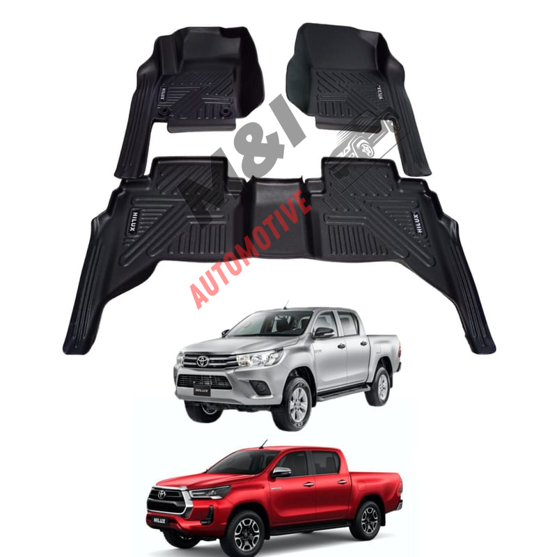 Pisos Bandeja 8D Toyota Hilux 2016-2026